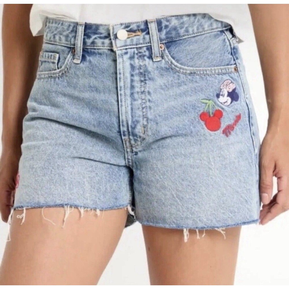 Old Navy x Disney Minnie Mouse Cherry Women’s Jean Shorts Sz 20 Jorts Cutoffs